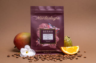 coffee package with coffee beans,
